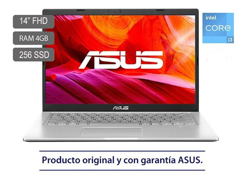 Imagen 1 de 5 de Portátil Asus X415ea-ek021 Corei3-1115g4 4gb 256ssd 14 Fhd