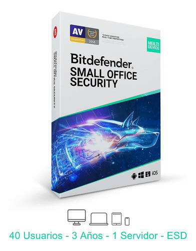 Bitdefender Small Office Security 3yr 40usr + 1 Server