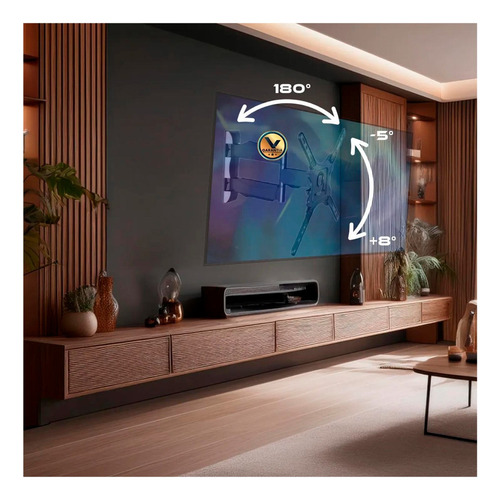 Soporte Base Con Brazo Tv Pantalla Monitor 32-60 Pulgadas
