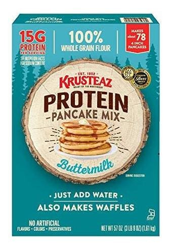 La Proteína Del Suero Krusteaz Pancake Mix 60 Oz