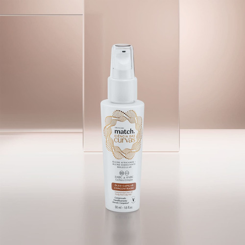 Óleo Cabelos Cacheados Ciência Das Curvas 50ml O Boticário