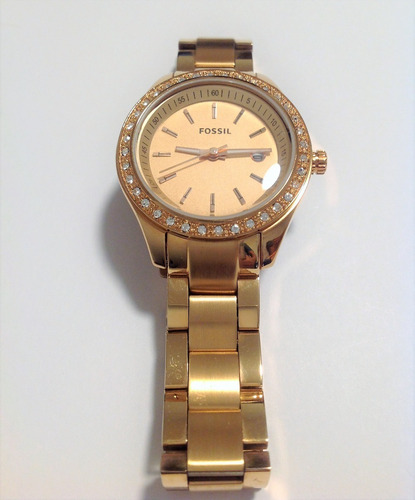 Reloj Fossil Pulsera Genuino Stella Mini Oro Rosa Es 3196 (Usado)