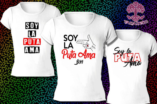 Remeras - Soy La Puta Ama - La Casa De Papel - Nairobi