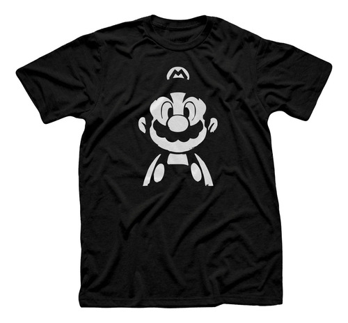 Remera Algodón Premium Retro Gamer Super Mario Bros Cara 