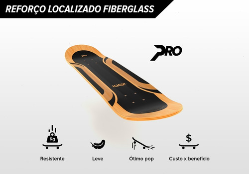 Imagem 2 de 8 de Shape Skate Kick Pro + Lixa Kick Grátis