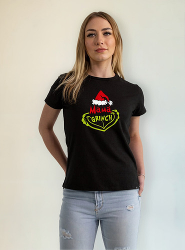 Playera Navidad Mama Y Papa Grinch