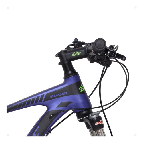 Bicicleta Mtb Aro 29 Redstone Lizard Suspensão Suntour 12v Cor Roxo+preto