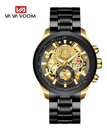 Reloj Deportivo De Acero Inoxidable Va Va Voom 2311 Con Cale