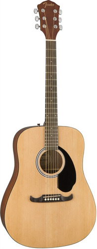 Guitarra Acústica Fender Fa-125 Natural Jumbo Dread C/ Funda
