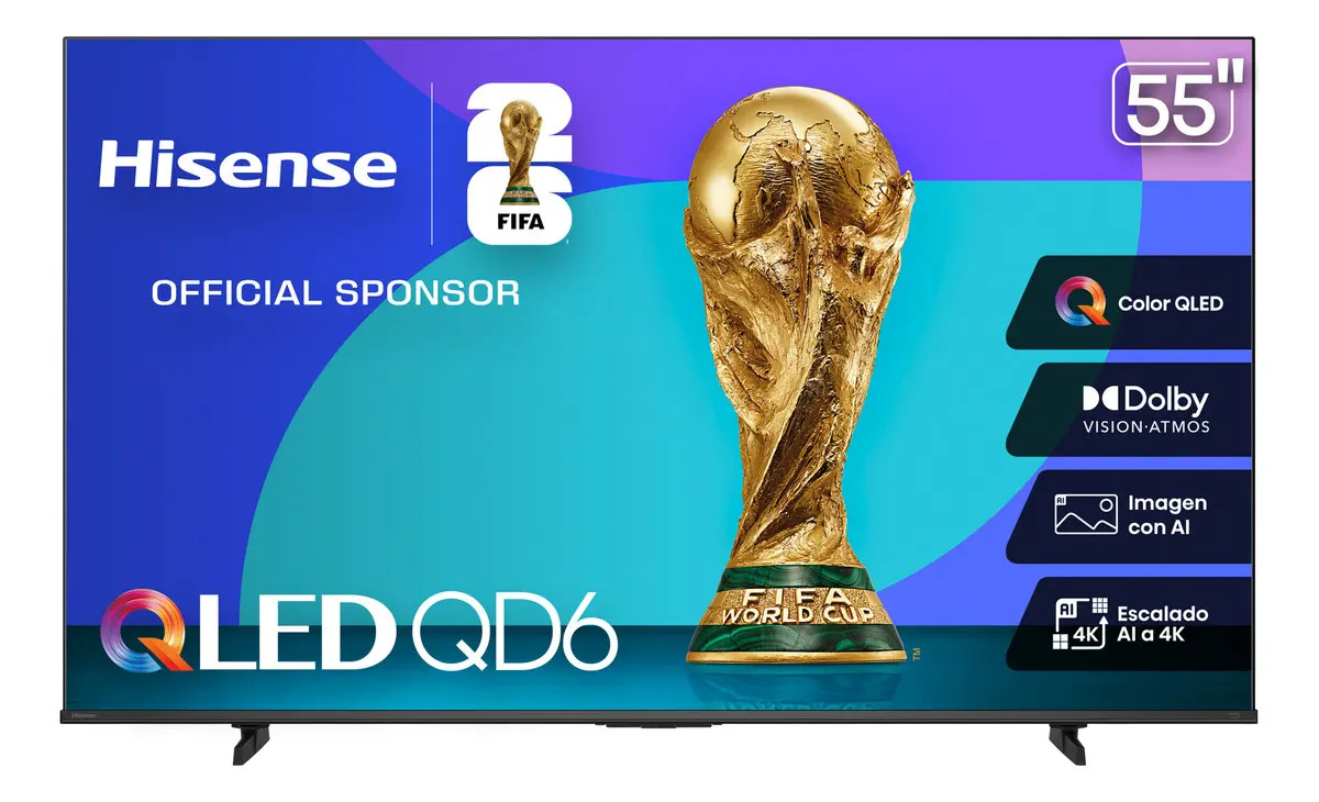Hisense Smart TV Pantalla 55 Pulgadas Qled 55QD65QFM Fire TV