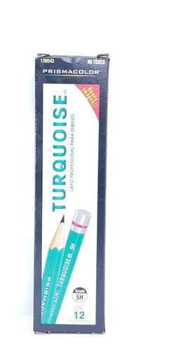 Lapiz Para Dibujo 5h Prismacolor Turquoise Pq Con 12 Pz