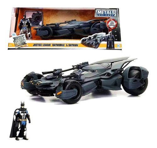 Batimovil Con Batman Dc 2016 Bcs Escala 1:24