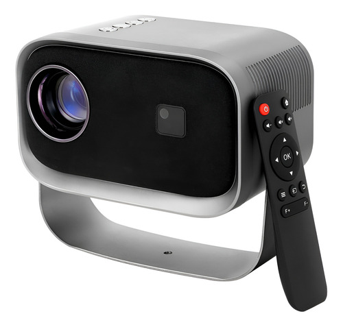 Projetor Portatil Wifi Espelha Celular Tela Até 150 Pol 4k Cor Prateado 127/220v