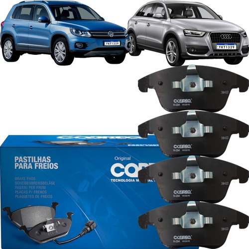 Pastilha Freio Dianteira Original Cobreq Q3 Tiguan 1.4 2.0