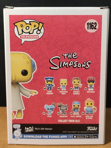 Los Simpsons Funko Pop - Señor Burns Brilla Obscuridad (Usado)