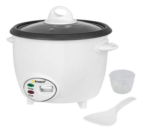 Olla Arrocera Multiusos Imaco 1.2 Lts Rc6 400 Watts Blanco