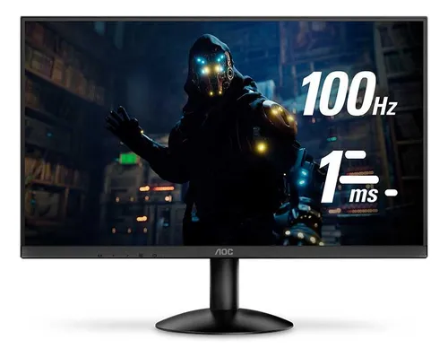 comprar Monitor Gamer Aoc 21,5 Full Hd 100hz 1ms 22b30hm2 Preto 127\u002F220V