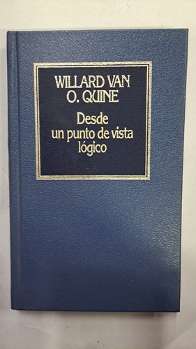 Desde Un Punto De Vista Lógico-willard Van Quine-lib Merlin (Usado)