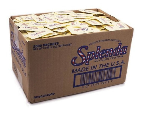 Endulzante Splenda Sin Calorias 2000 Sobr - g a $49