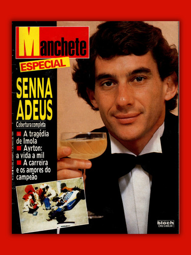 Revista Manchete Especial Senna Adeus - Ayrton Senna (Usado)