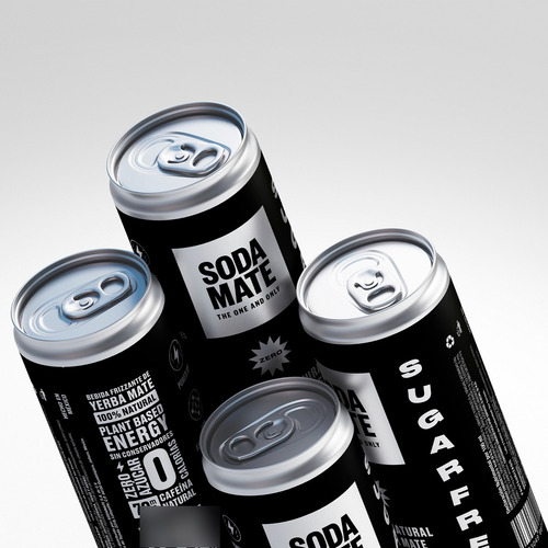 Soda Mate Sugar Free Lata 355ml 24 Pack Bebida Energética
