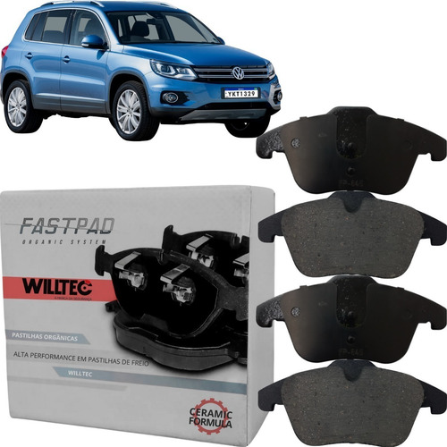 Pastilha Freio Dianteira Original Willtec Q3 Tiguan 1.4 2.0
