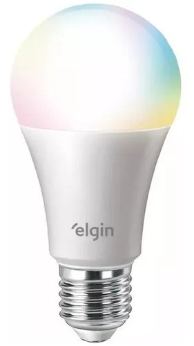 Lâmpada Inteligente Led Bulbo 10w Bivolt Smart Color Elgin
