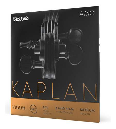 Daddario Kaplan Amo Violin String Set 4 4 Scale Medi