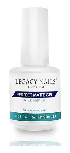 Legacy Nails Perfect Matte Gel 0.5 Oz - Velvet Matte Finish 