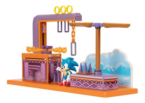 Sonic Playset 40489 The Hedgehog 35cm Juego Bateria Voladora