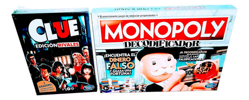 Juego De Mesa Monopoly Decodificador + Clue