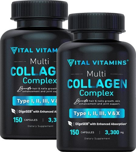 Colageno Vital Vitamins Set2 - Uni - Unidad a $2417