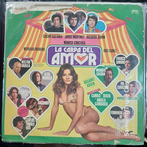 Vinilo La Carpa Del Amor Monges Tormenta Katunga Sesto Bs1