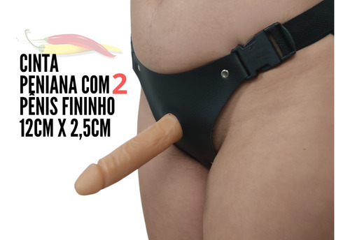 Cinta Com Duplo Pênis Para Inversão Pênis Pequeno Inician