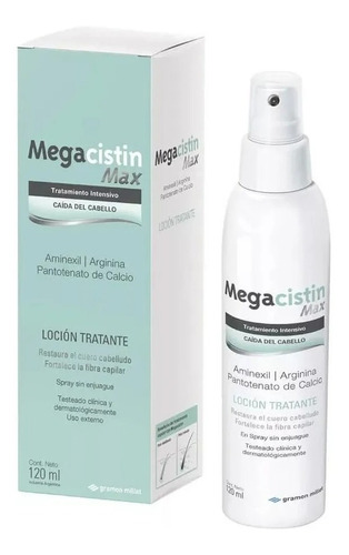 Locion Megacistin Max Anti-caida Del Cabello X 120 Ml 