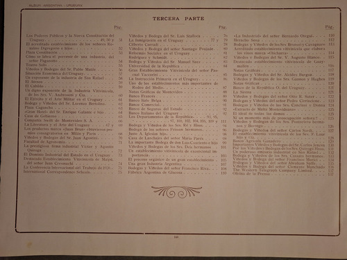 Album Informativo Argentina Uruguay 1925 Vitivinicolas Y + (Usado)