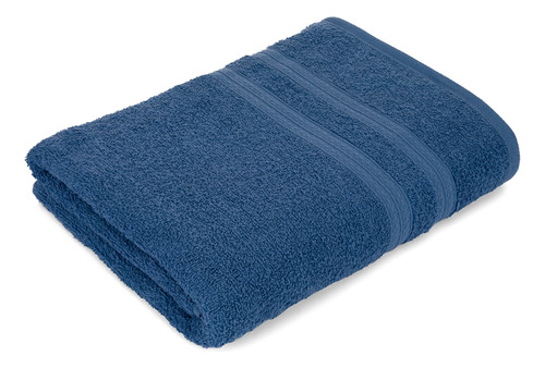 Kit 5 Toalha Rosto Gigante Secagem Rápida 100% Algodão Cor Azul Berlim Lisa