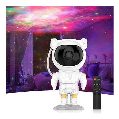 Lámpara De Proyector Astronaut Nebula Gift Remote Control