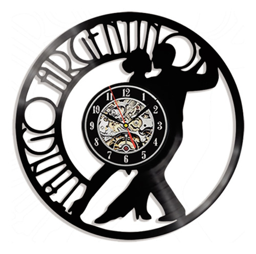 Reloj Tango Argentino Vinilo Ideal Regalo El 2do. Al 20% Off