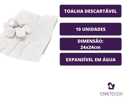 Kit Com 10 Toalha Umedecida Limpeza Intima Pratica