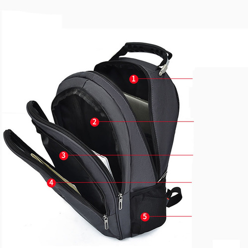Kit 10 Mochilas Notebook Impermeável Com Usb