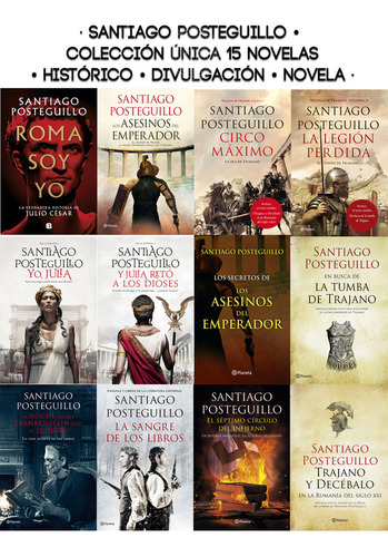 Santiago Posteguillo - Colección Única 15 Novelas