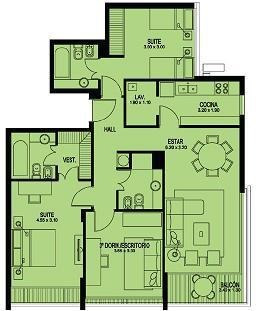 Imagen 19 de 30 de Retasado! Depto 98 M², 2 O 3 Dorm Con Cochera En Las Cañitas