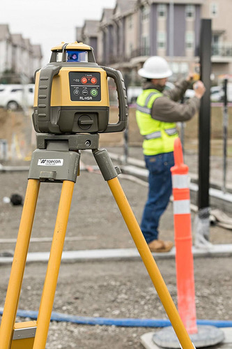 Topcon Rl-h5a Autonivelante Horizontal Láser Giratorio Con B