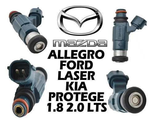 Inyector Gasolina Mazda Allegro Ford Laser Kia 1.8 2.0 Lts