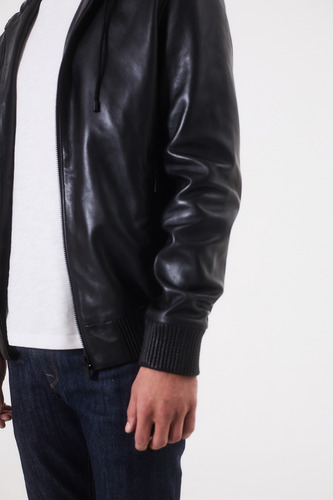 Campera Cuero Matheu Bensimon