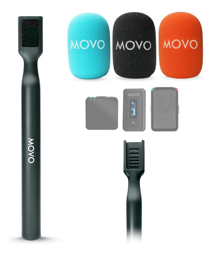 Adaptador Inalámbrico De Micrófono Para Entrevistas Movo Wmx