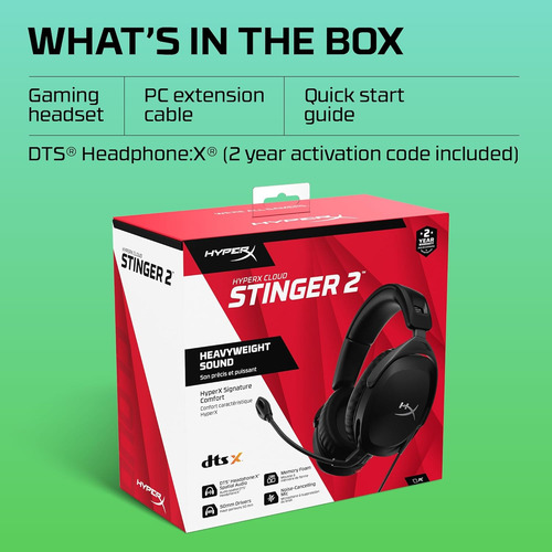 Auriculares Para Juegos Hyperx Cloud Stinger 2, Auriculares