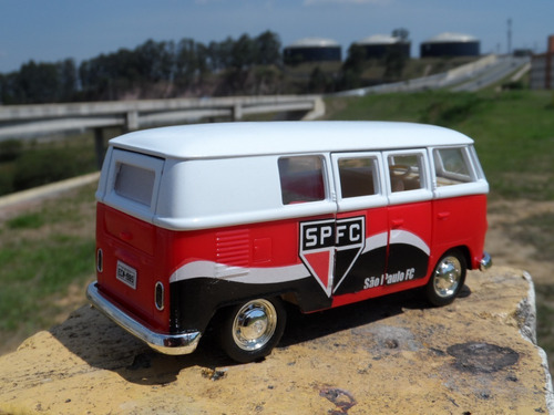Miniatura Kombi São Paulo Fc - Time De Futebol - Em Metal