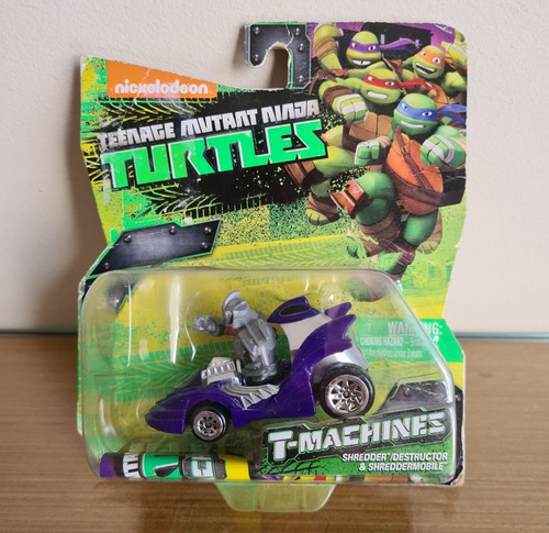 Tartarugas Ninja T-machine Destruidor & Shreddermobile